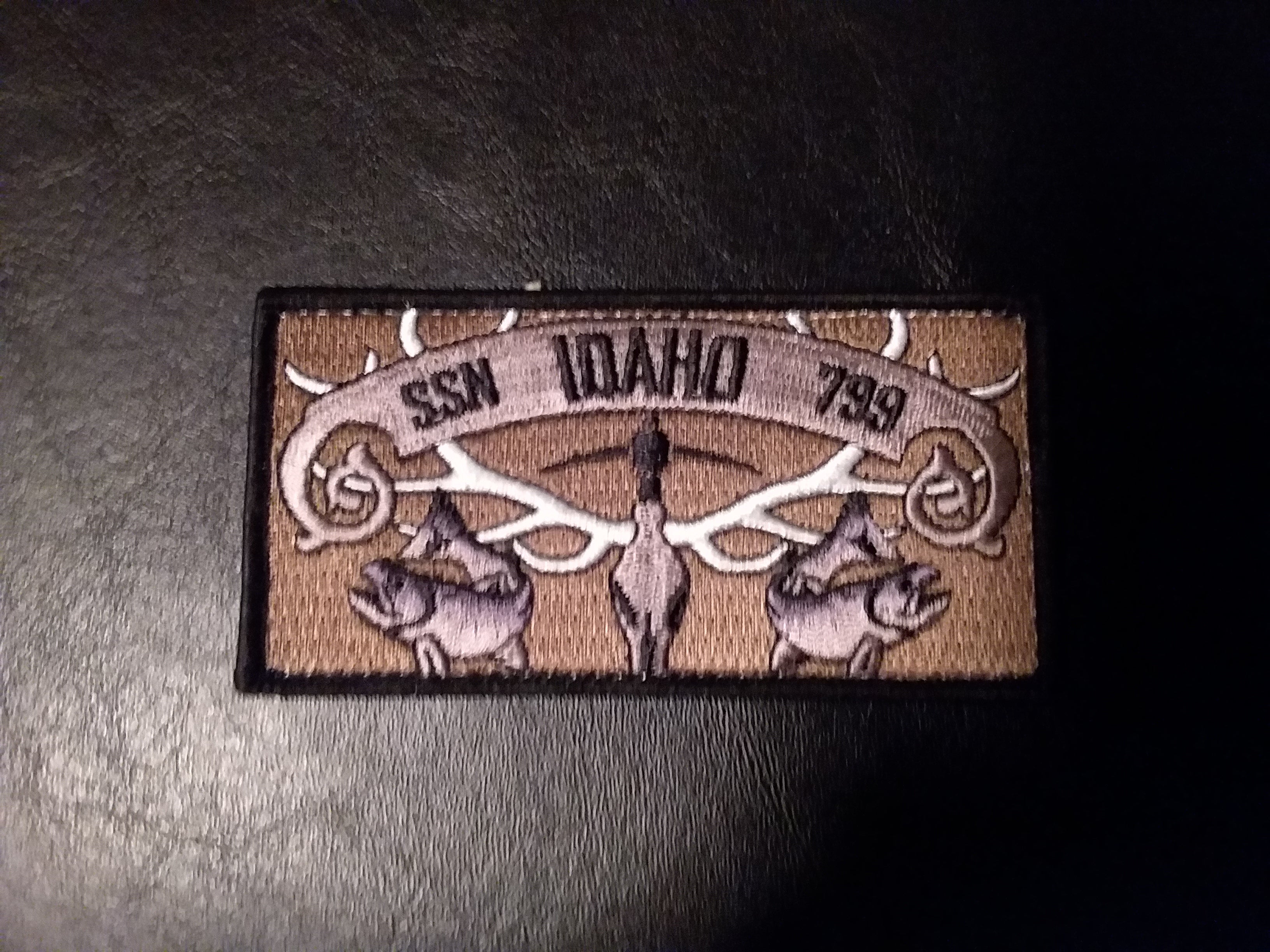 USS IDAHO SSN-799 Velcro uniform patch