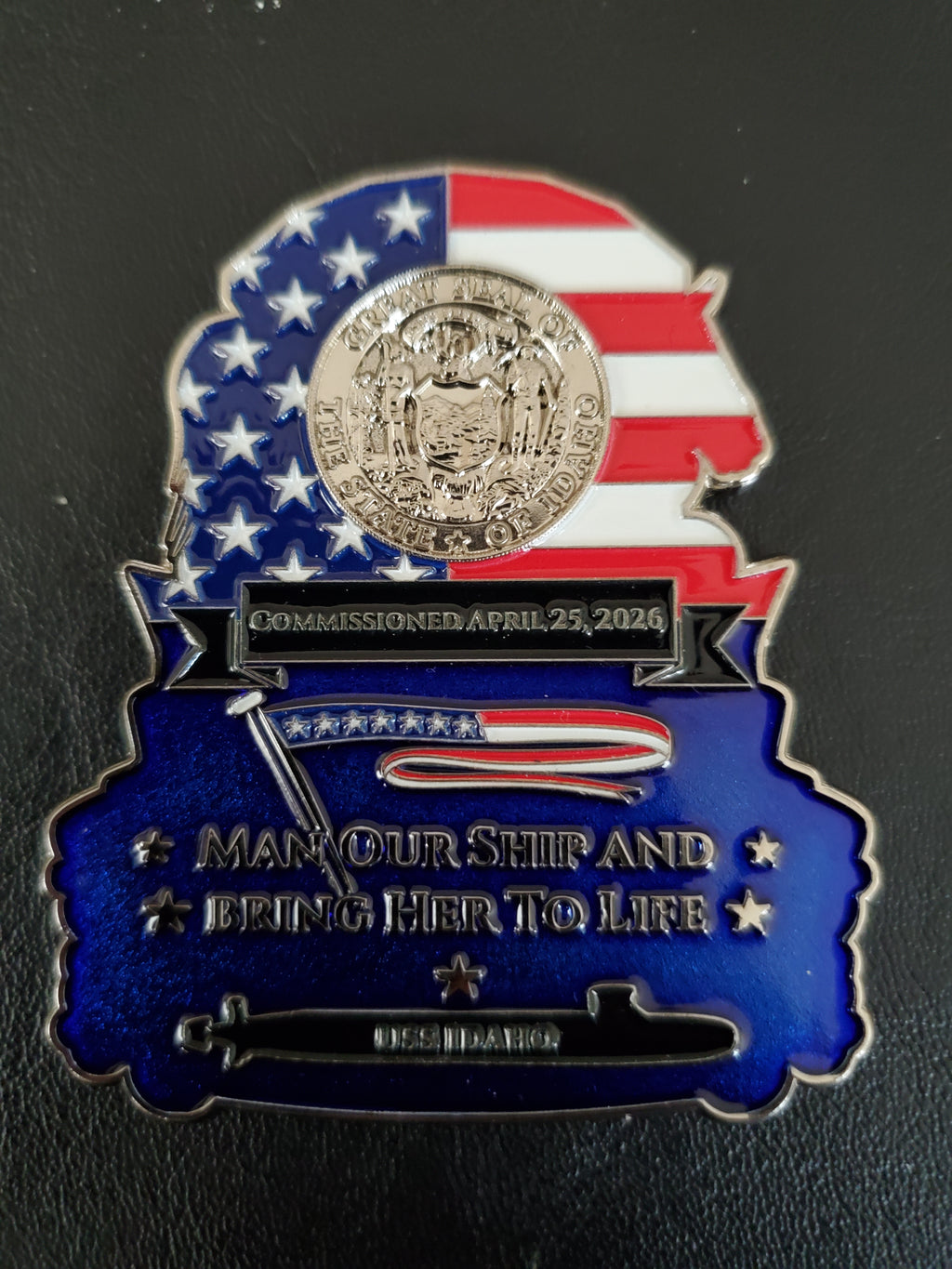 PRE-ORDER - Commerative Coin #3 - COMMISSIONING of the USS IDAHO