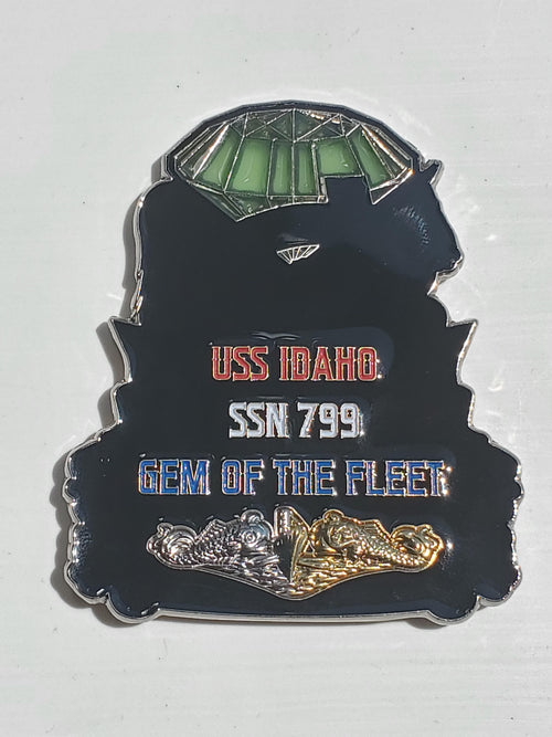 Challenge Coin USS IDAHO SSN-799