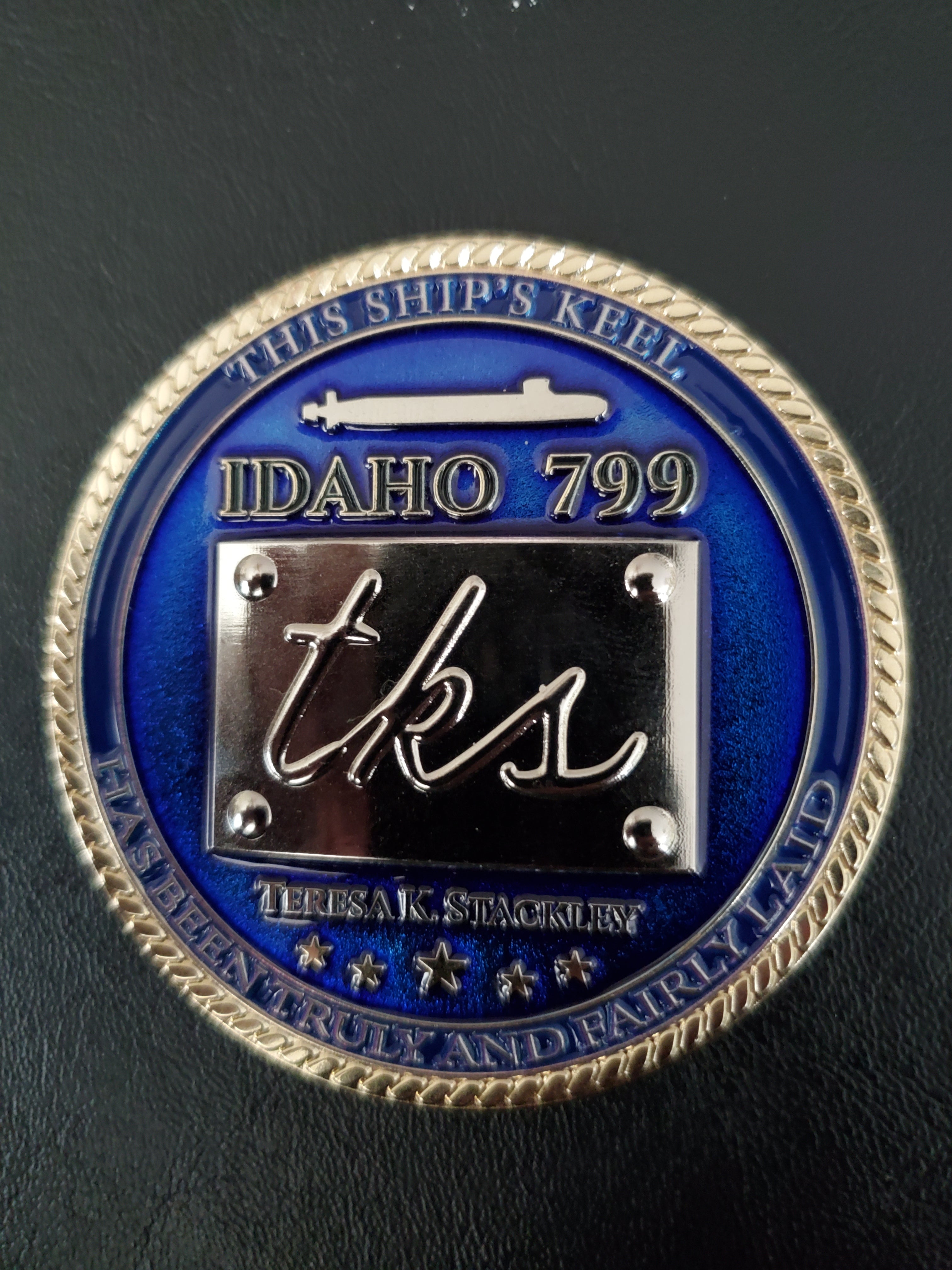 PRE-ORDER - Commerative Coin #1 - KEEL LAYING of the USS IDAHO
