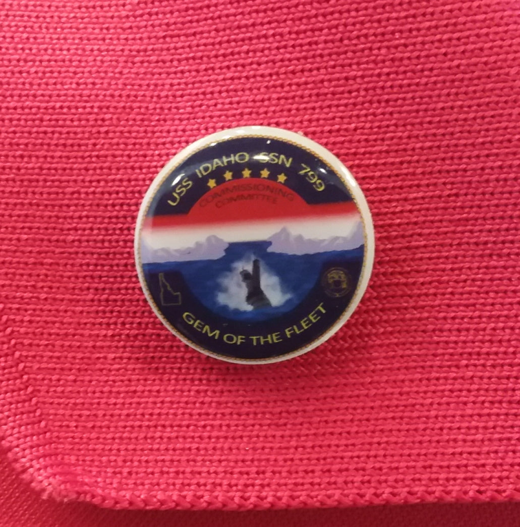 7/8" Commissioning Committee crest pin