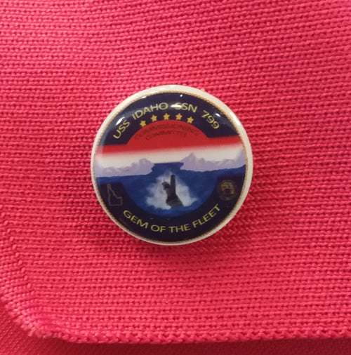 7/8" Commissioning Committee crest pin