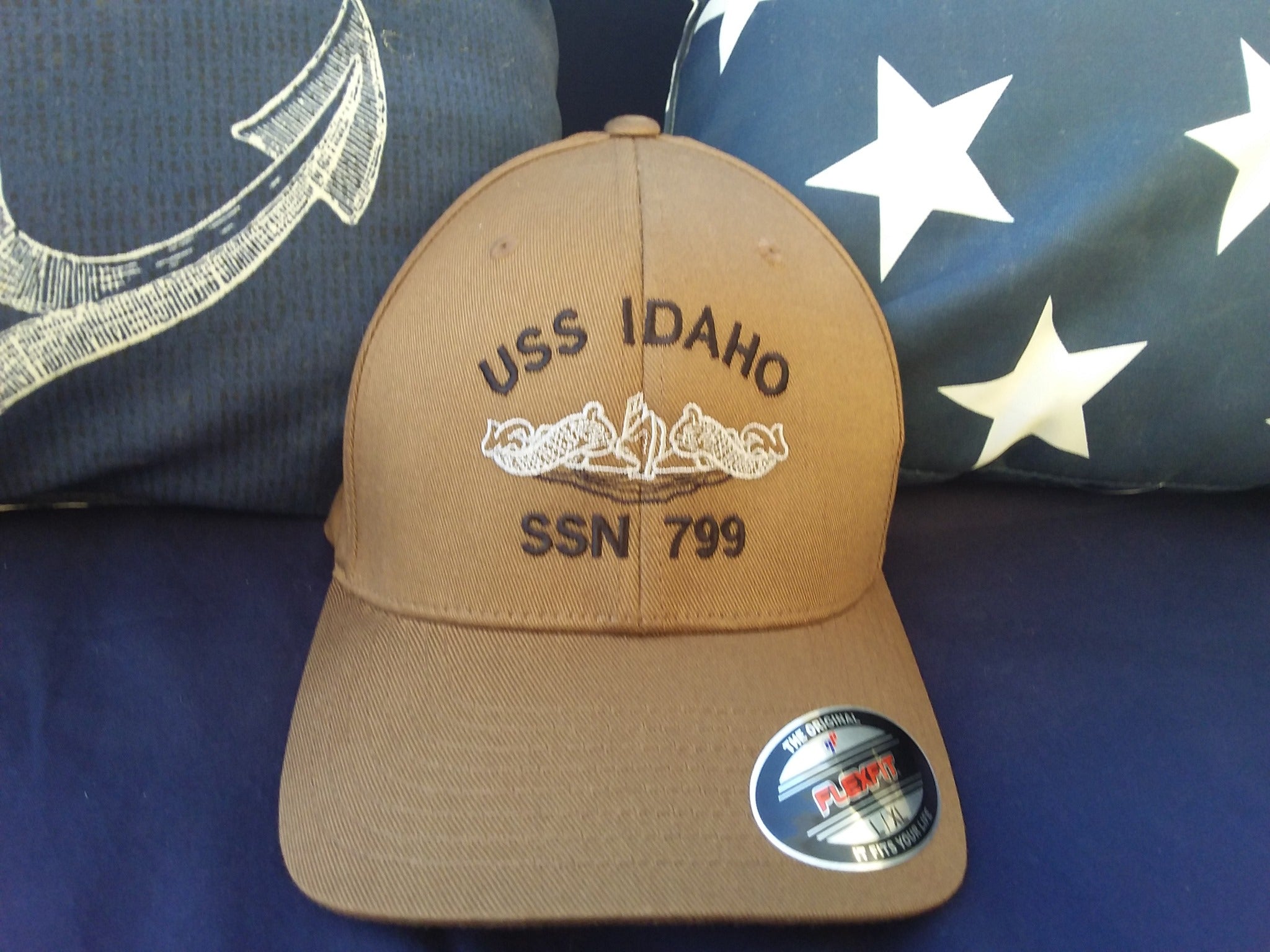 USS IDAHO ENLISTED ball caps