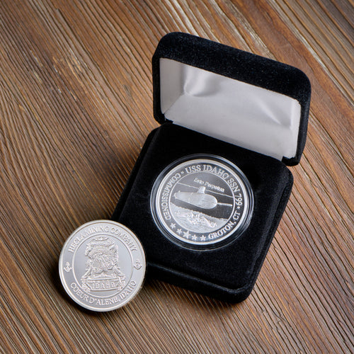 Limit 5 per customer - 1 Oz. Solid Silver .999 pure Commemorative Commissioning Coin